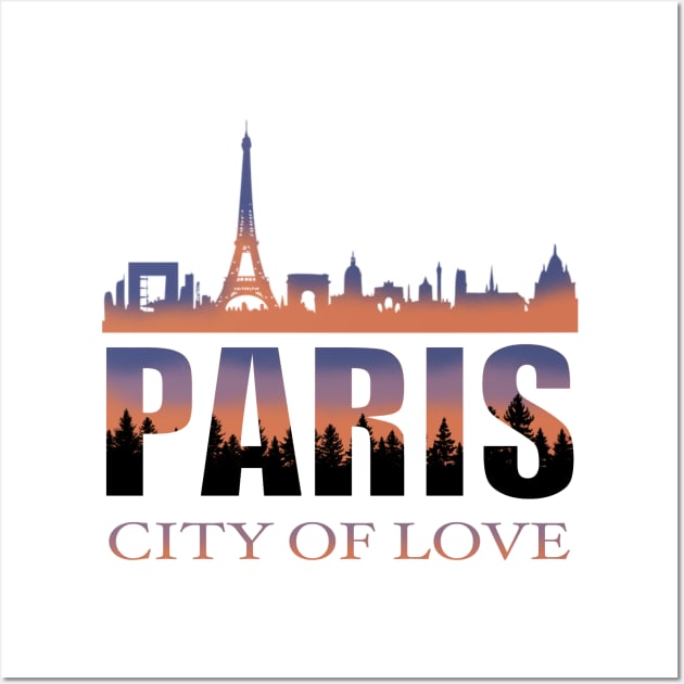 Paris City Vintage Slogan Wall Art by Afdhal Project